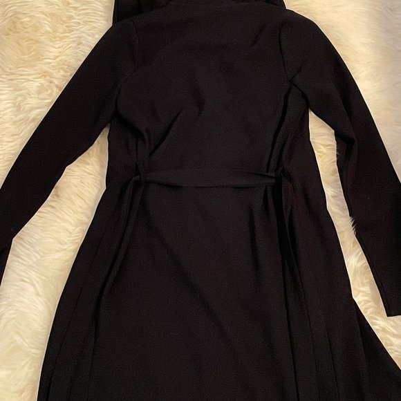 Seven Sisters Lightweight Draped Black Cardigan - Picture 4 of 4